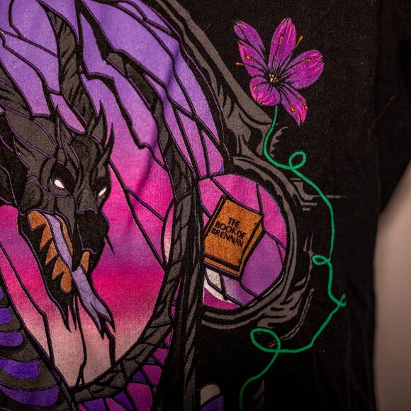 Caffeine & Curses Fourth Wing Graphic Tee – Violence - Small - Picture 3 of 6